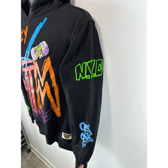 Freeze Max Teenage Mutant Ninja Turtles Hoodie Black Size Large Turtle Power - Picture 10 of 13
